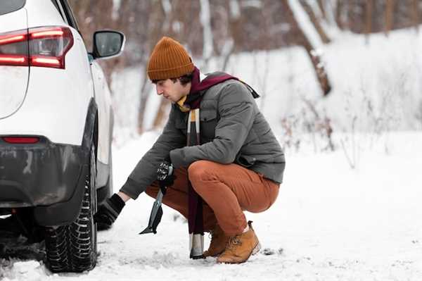 Vehicle preparation steps for winter driving conditions